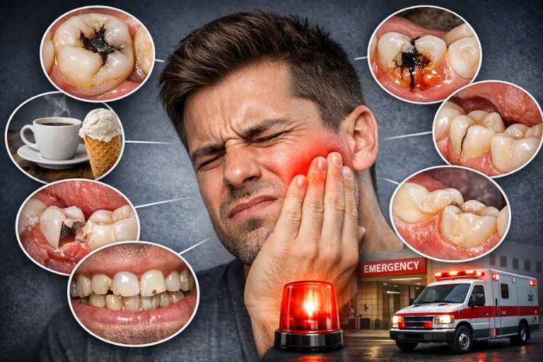 ألم ضرس شديد فجأة: 10 أسباب + متى تروح طوارئ؟